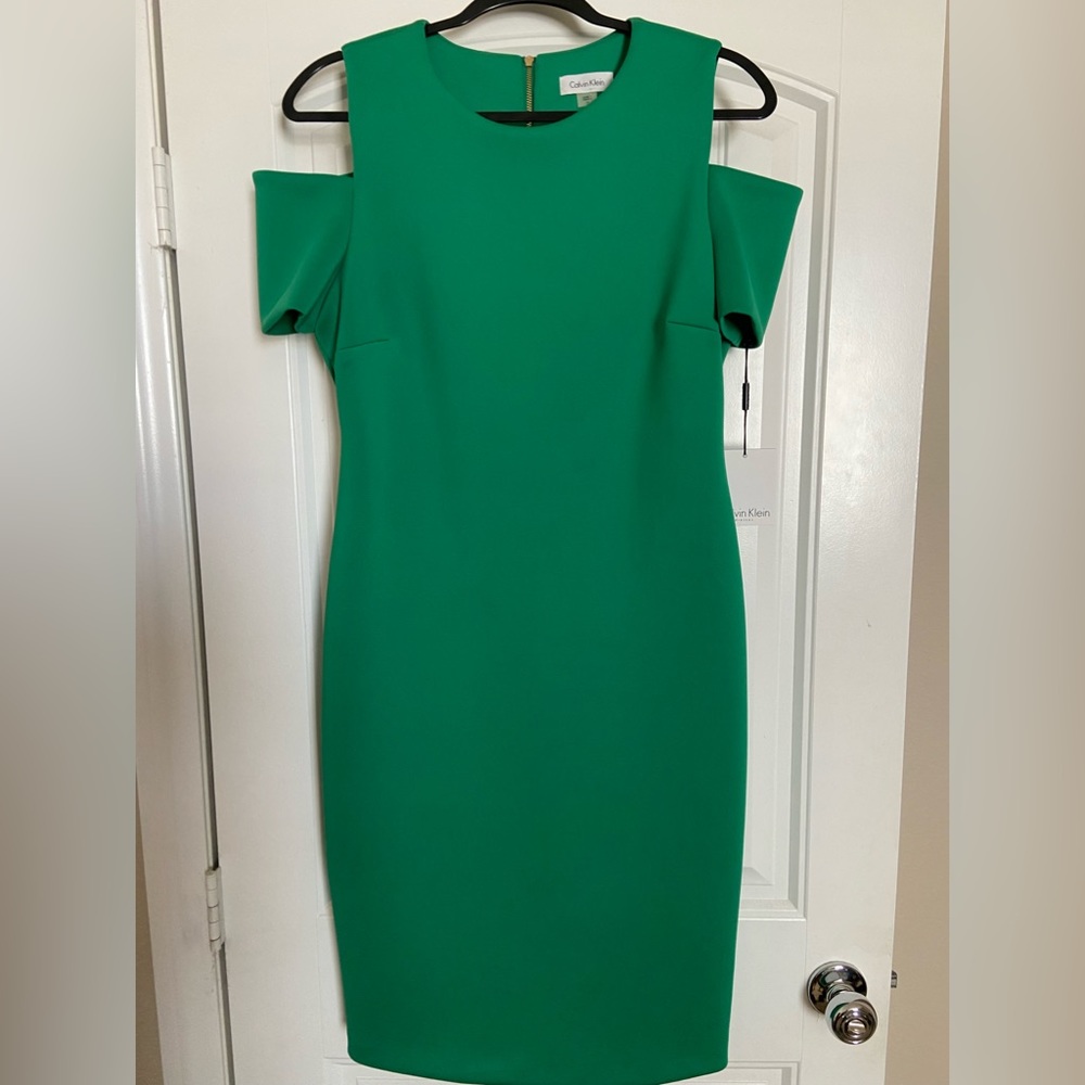 Calvin Klein cold shoulder dress